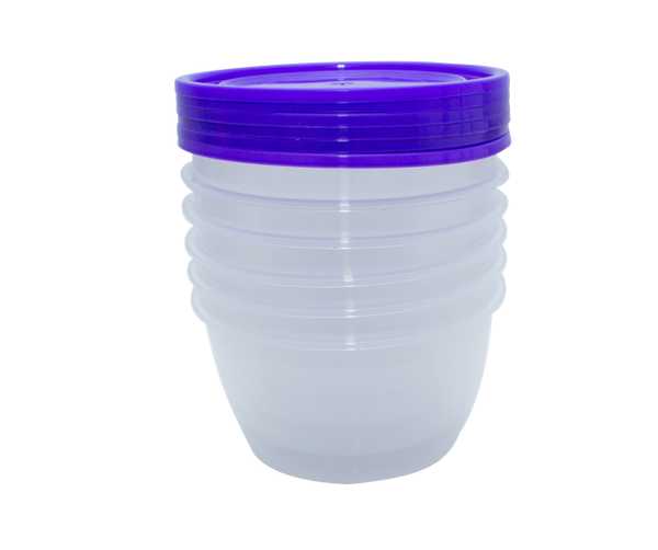 6Pk "Yum Yum" Bowl + Lid (Cerise)