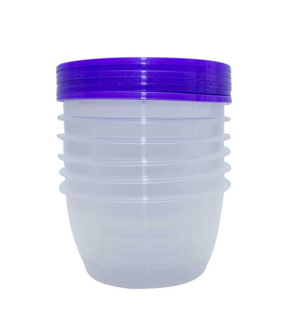 6Pk "Yum Yum" Bowl + Lid (Purple)
