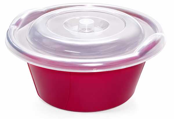 10L Bella Bowl + Lid (Cranberry)