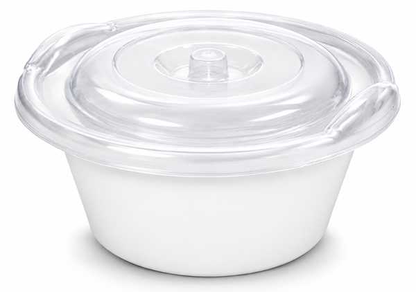 10L Bella Bowl + Lid (White)