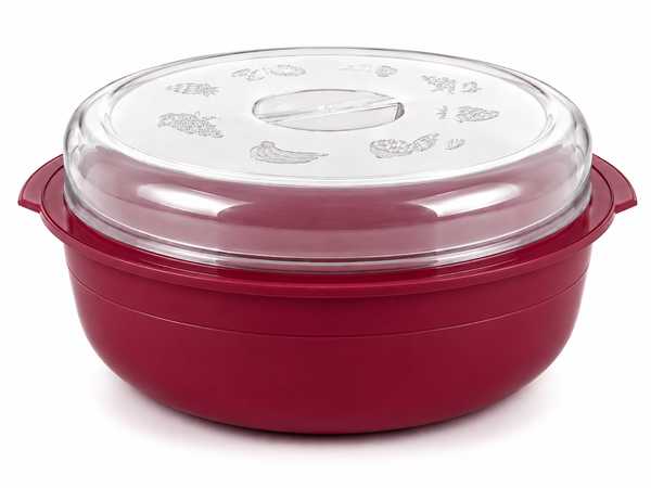 12.5L Bella Bowl + Lid (Cranberry)