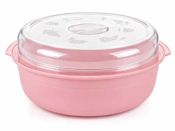 12.5L Bella Bowl + Lid (Dusty Pink)