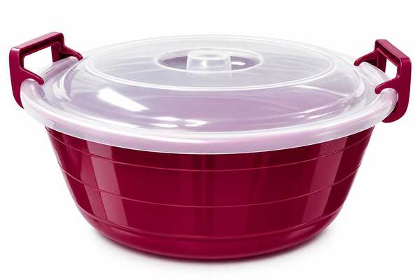 40L Bella Bowl + Lid (Cranberry)