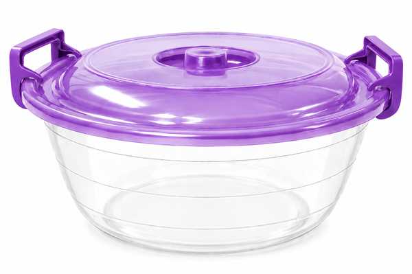 40L Bella Bowl + Lid (Purple)