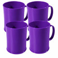 450ml Coffee Mugs 4's (Purple)