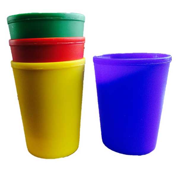 Nipper Tumblers 250ml 4's (Brights)
