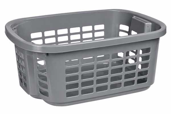 Rectangular Slotted Basket (Silver)