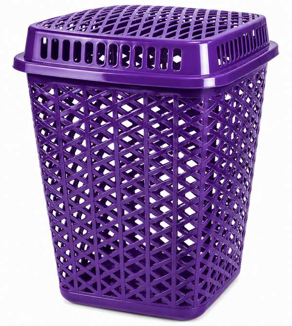 EcoWeave Linen Bin (Purple)