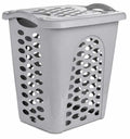 Mega Linen Bin & Lid (Silver)