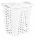 Mega Linen Bin & Lid (White)
