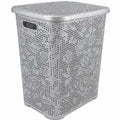 Floral Spring Linen Bin (Silver)