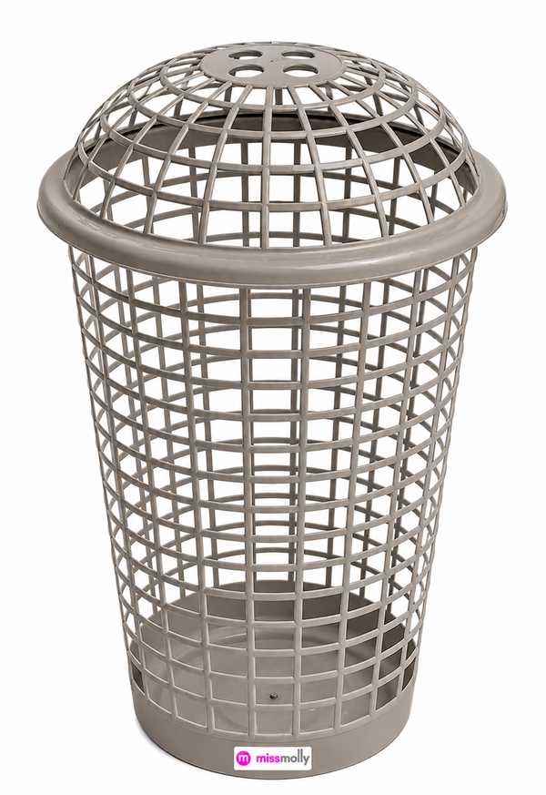 Lucky Domed Linen Bin (Taupe)