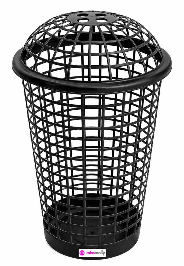 Domed Linen Bin (Black)