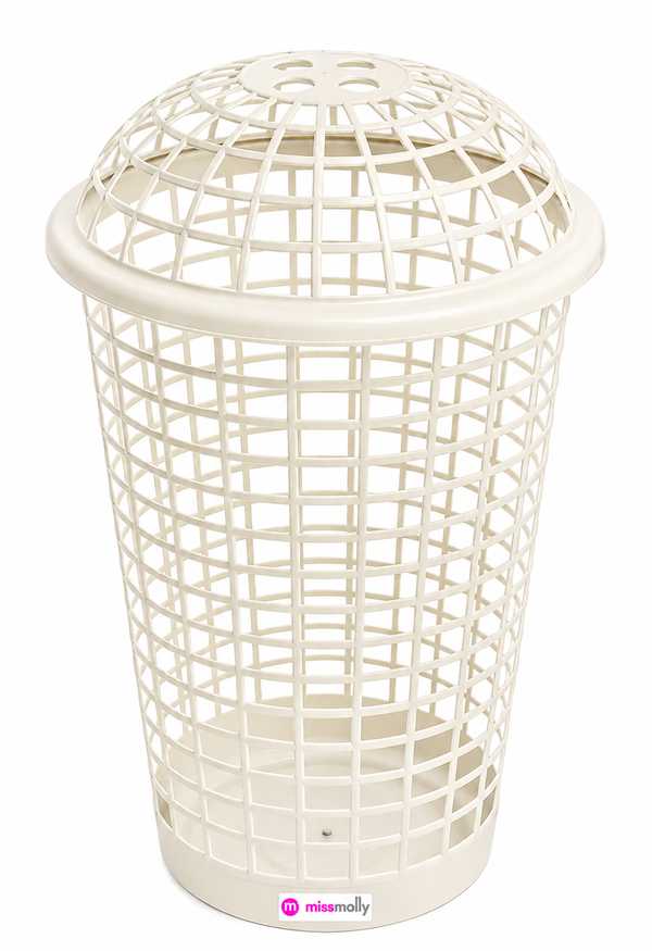 Domed Linen Bin (Cream)