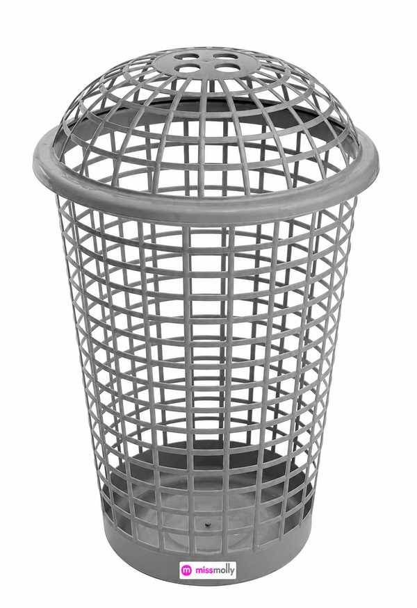 Domed Linen Bin (Silver)