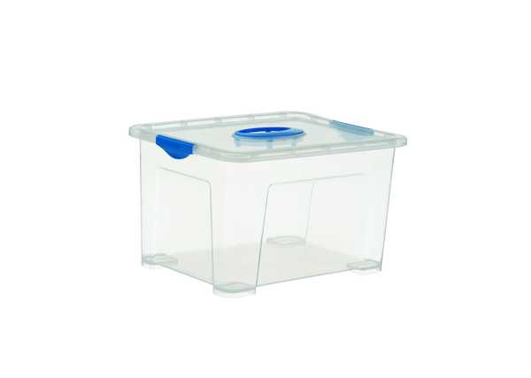 Go2 Storage Box 2.5L (Clear | Silver)