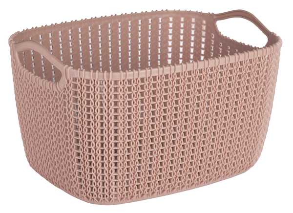 12L Weave Basket (Cranberry)