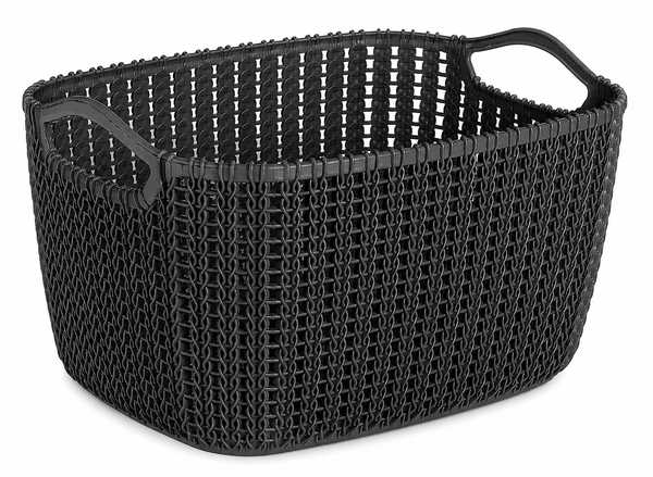 12L Weave Basket (Silver)