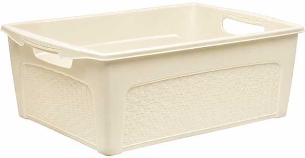 20L Rattan Basket (Cream)