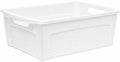 20L Rattan Basket (White)