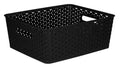 15L Woven Basket (Black)