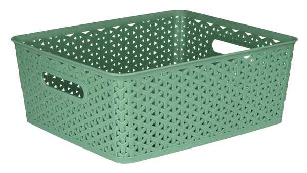 15L Woven Basket (Olive)