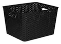 25L Woven Basket (Black)