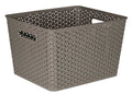 25L Woven Basket (Taupe)