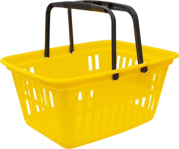 Shopping Basket Med (Yellow)