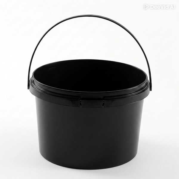 Tamper Bucket BODY 20L Black (25s)
