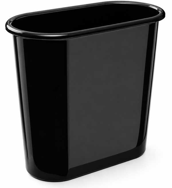 Waste Bin Slimline 12L (Black)