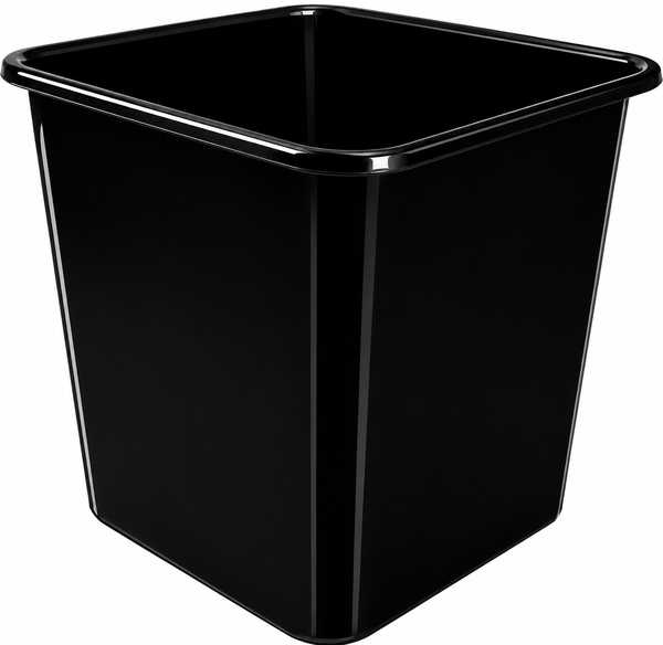 Waste Bin Square 16.5L (Black)