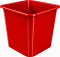 Waste Bin Square 16.5L (Red)