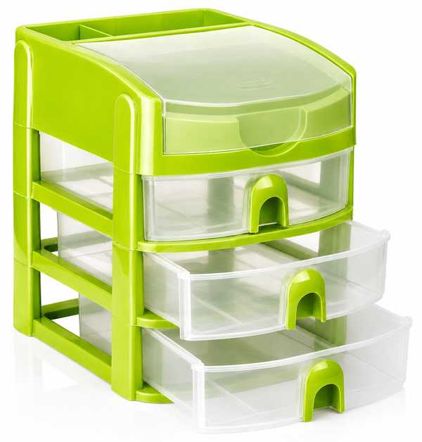 Buddi Mini 3 Drawer Lift Top (Tropical Green)