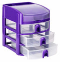Buddi Mini 3 Drawer Lift Top (Purple)